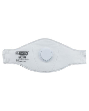 P2 Ultimate Fit Respirator With Valve 10 Pack - White - AJP Industrial Supplies - on - site - safety - rp2vff