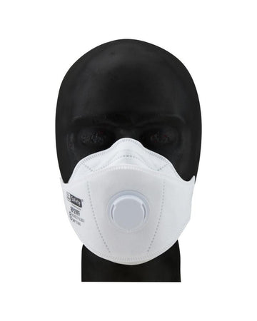 P2 Ultimate Fit Respirator With Valve 10 Pack - White - AJP Industrial Supplies - on - site - safety - rp2vff