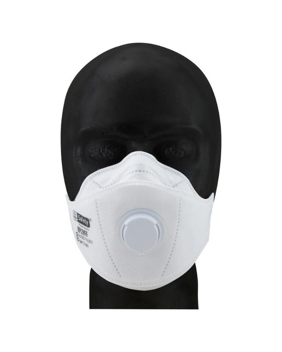 P2 Ultimate Fit Respirator With Valve 10 Pack - White - AJP Industrial Supplies - on - site - safety - rp2vff