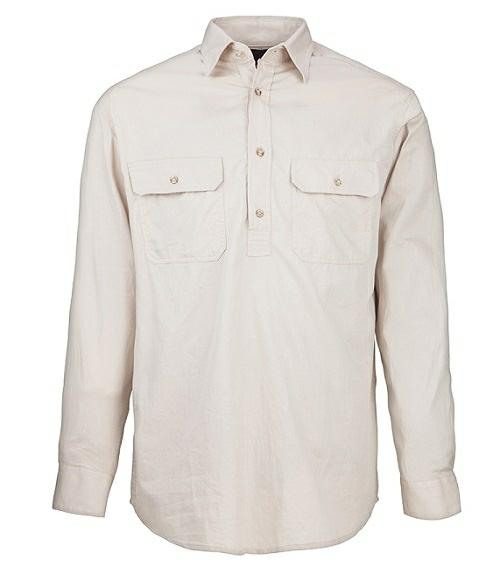 Pilbara RM200CF Men's Closed Front L/s Shirt 6XL - AJP Industrial Supplies - I26799S80711C38453