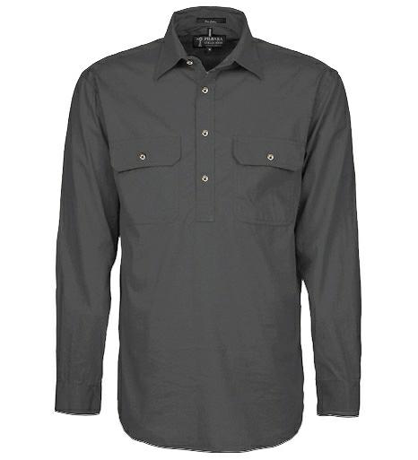 Pilbara RM200CF Men's Closed Front L/s Shirt 6XL - AJP Industrial Supplies - I26799S80711C42550