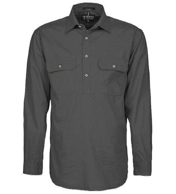 Pilbara RM200CF Men's Closed Front L/s Shirt 6XL - AJP Industrial Supplies - I26799S80711C42550
