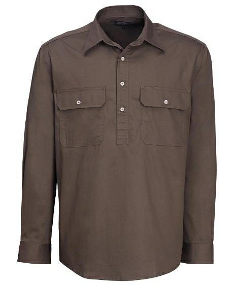 Pilbara RM200CF Men's Closed Front Shirt XS - XL - AJP Industrial Supplies - I19910S31763C34876