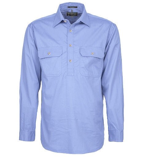 Pilbara RM200CF Men's Closed Front Shirt XS - XL - AJP Industrial Supplies - I19910S31763C40536