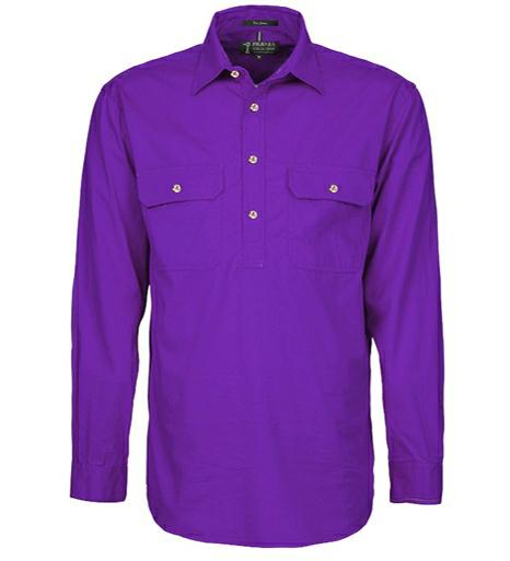 Pilbara RM200CF Men's Closed Front Shirt XS - XL - AJP Industrial Supplies - I19910S31763C34773
