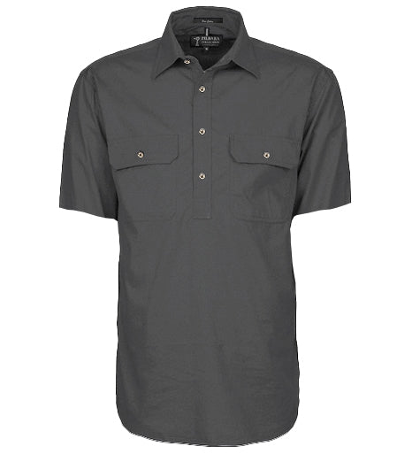 Pilbara RM200CFS Closed Front Short Sleeve Shirt - AJP Industrial Supplies - I23709S63194C44422