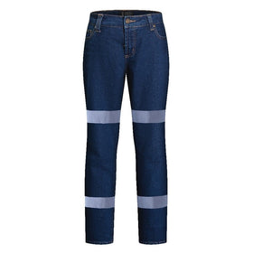 Pilbara RM220LSDR Ladies Reflective Stretch Denim Jeans - AJP Industrial Supplies - RM220LSDR - 1
