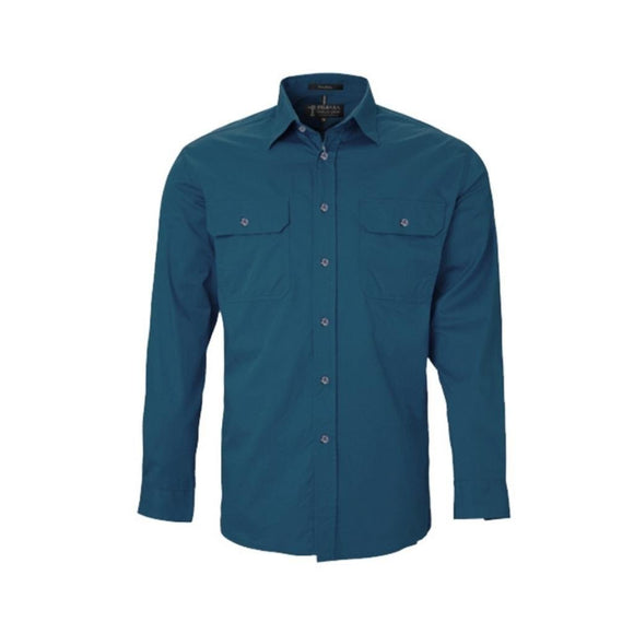 Pilbara RM500BT Mens Open Front L/s Shirt 2XS - XL - AJP Industrial Supplies - I22210S76133C35982