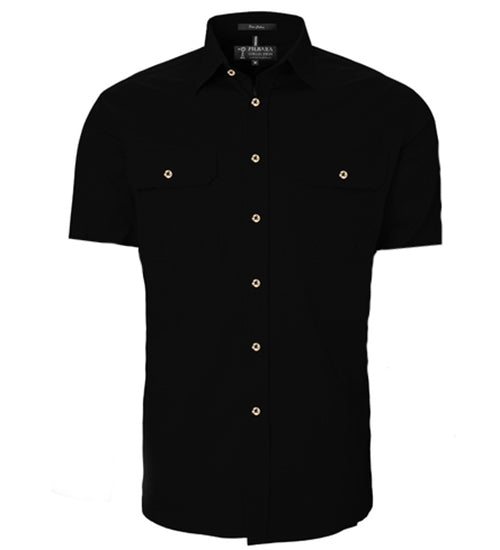 Pilbara RM500BTS Mens Open Front S/S Shirt - AJP Industrial Supplies - I24213S70639C43620