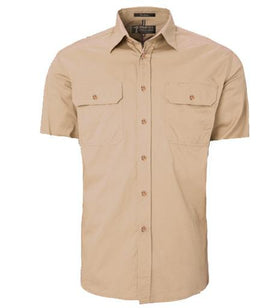 Pilbara RM500BTS Mens Open Front S/S Shirt - AJP Industrial Supplies - I24213S70639C39037