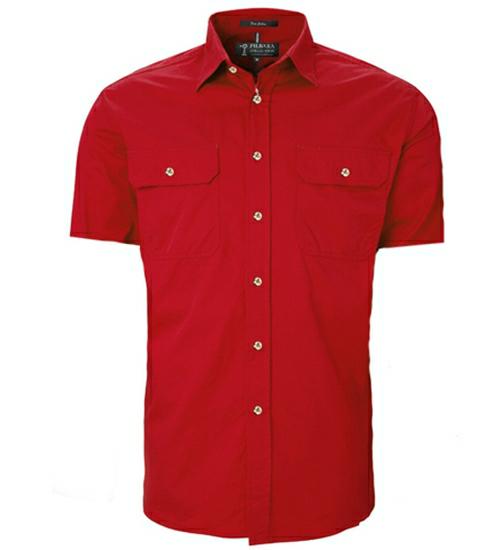 Pilbara RM500BTS Mens Open Front S/S Shirt - AJP Industrial Supplies - I24213S70639C33212