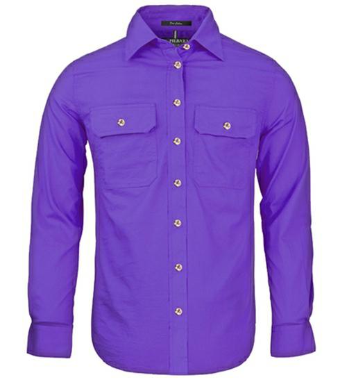 Pilbara RM600BT Women's Open Front L/S Shirt 18 - 24 - AJP Industrial Supplies - I25635S73420C35093
