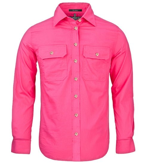 Pilbara RM600BT Women's Open Front L/S Shirt - AJP Industrial Supplies - I28335S91086C43321