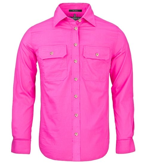 Pilbara RM600BT Women's Open Front L/S Shirt - AJP Industrial Supplies - I28335S91086C43324