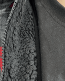 Polar Fleece Sherpa Lined Jacket - Red/Grey/Black/White - AJP Industrial Supplies - ritemate - rmpc056 - rgbw - s