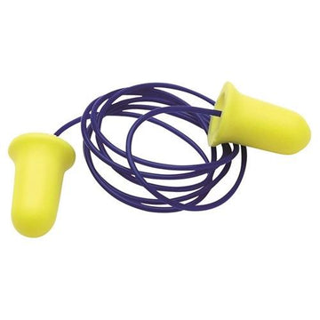Pro - Bullet PU Earplugs Corded - Box of 100 - AJP Industrial Supplies - EPYC