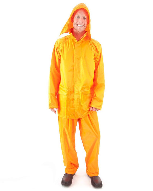 Rain Set in Bag - Orange - AJP Industrial Supplies - dnc - 3708 - orange - S
