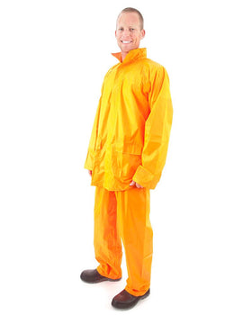 Rain Set in Bag - Orange - AJP Industrial Supplies - dnc - 3708 - orange - S