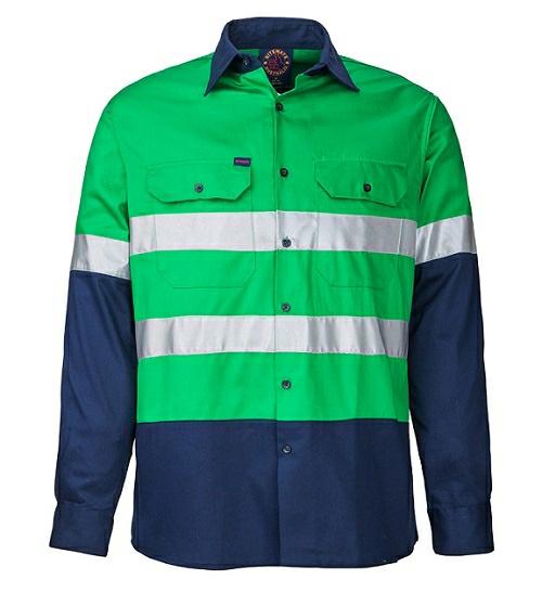 Ritemate 2 Tone Open Front L/S 3M Tape RM1050R - AJP Industrial Supplies - I2961S17822C22536