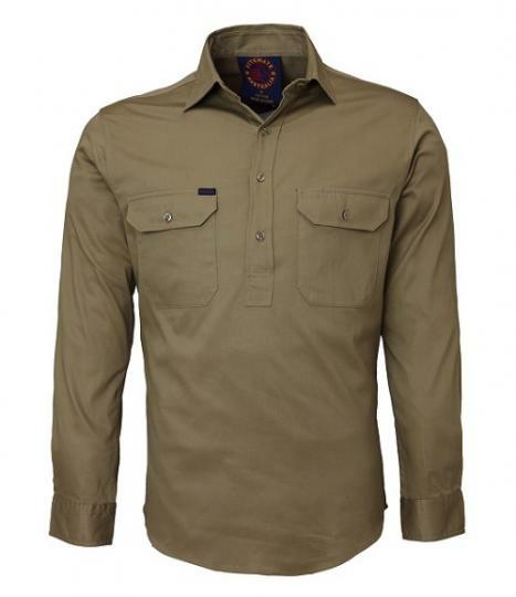 Ritemate Closed Front RM100CF Long Sleeve Shirt - AJP Industrial Supplies - I2957S17782C10370