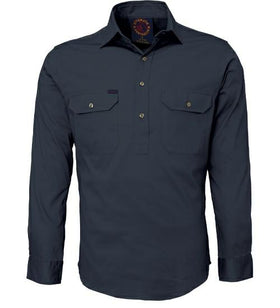 Ritemate Closed Front RM100CF Long Sleeve Shirt - AJP Industrial Supplies - I2957S17782C10369