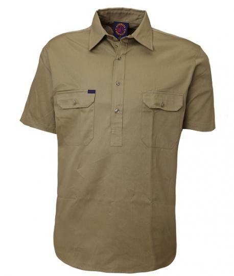 Ritemate Closed Front RM100CFS Short Sleeve Shirt - AJP Industrial Supplies - I2958S56112C10373