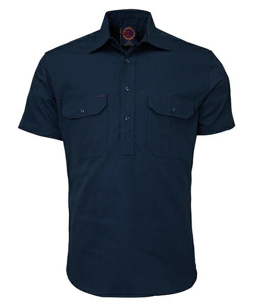 Ritemate Closed Front RM100CFS Short Sleeve Shirt - AJP Industrial Supplies - I2958S56112C10372