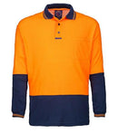 Ritemate Hi - Vis Long Sleeve Polo RM2346 - AJP Industrial Supplies - I2974S17964C10398