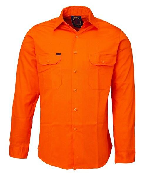 Ritemate RM1000 Open Front Long Sleeve Shirt - AJP Industrial Supplies - I2948S17641C10350