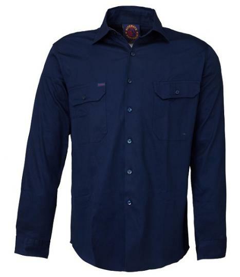 Ritemate Vented Open Front Shirt RM108V3 - AJP Industrial Supplies - I2968S17899C10393