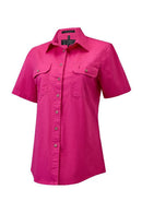 RM600BTS Women's Pilbara Open Front S/S Shirt - AJP Industrial Supplies - I28571S91942C43578