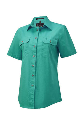RM600BTS Women's Pilbara Open Front S/S Shirt - AJP Industrial Supplies - I28571S91942C43575