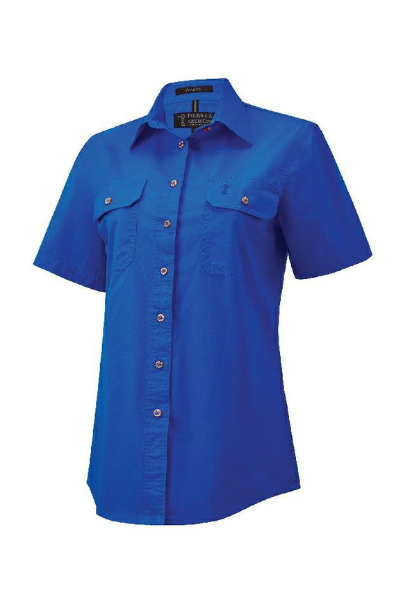 RM600BTS Women's Pilbara Open Front S/S Shirt - AJP Industrial Supplies - I28571S91942C43576
