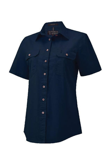 RM600BTS Women's Pilbara Open Front S/S Shirt - AJP Industrial Supplies - I28571S91942C43575