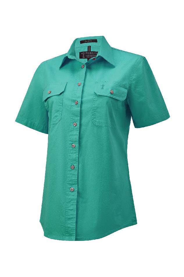 RM600BTS Women's Pilbara Open Front S/S Shirt - AJP Industrial Supplies - I28571S91942C43579