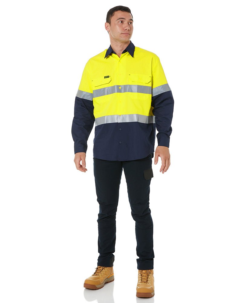 RMX Flexible Fit Light Weight Tactical Pant - Dark Navy - AJP Industrial Supplies - ritemate - rmx011 - drk - nvy - 77
