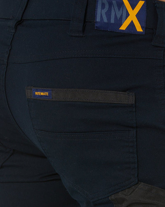 RMX Flexible Fit Light Weight Tactical Pant - Dark Navy - AJP Industrial Supplies - ritemate - rmx011 - drk - nvy - 77