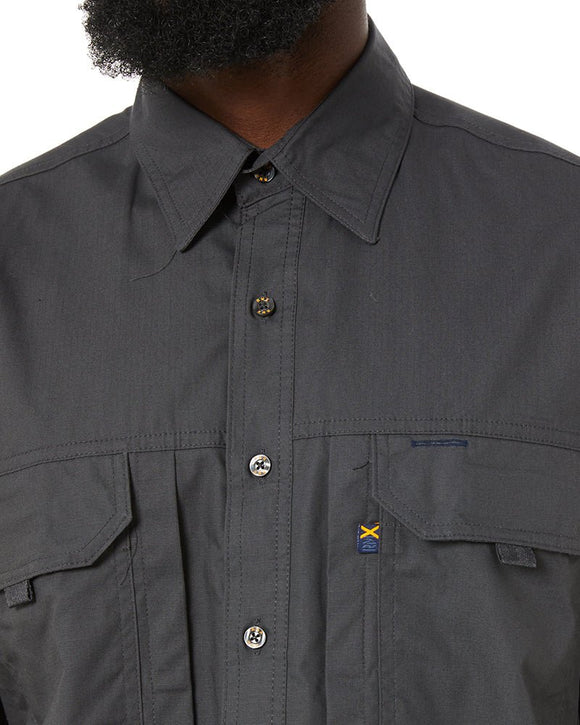 RMX Flexible Fit Utility SS Shirt - Charcoal - AJP Industrial Supplies - ritemate - rmx002s - char - s