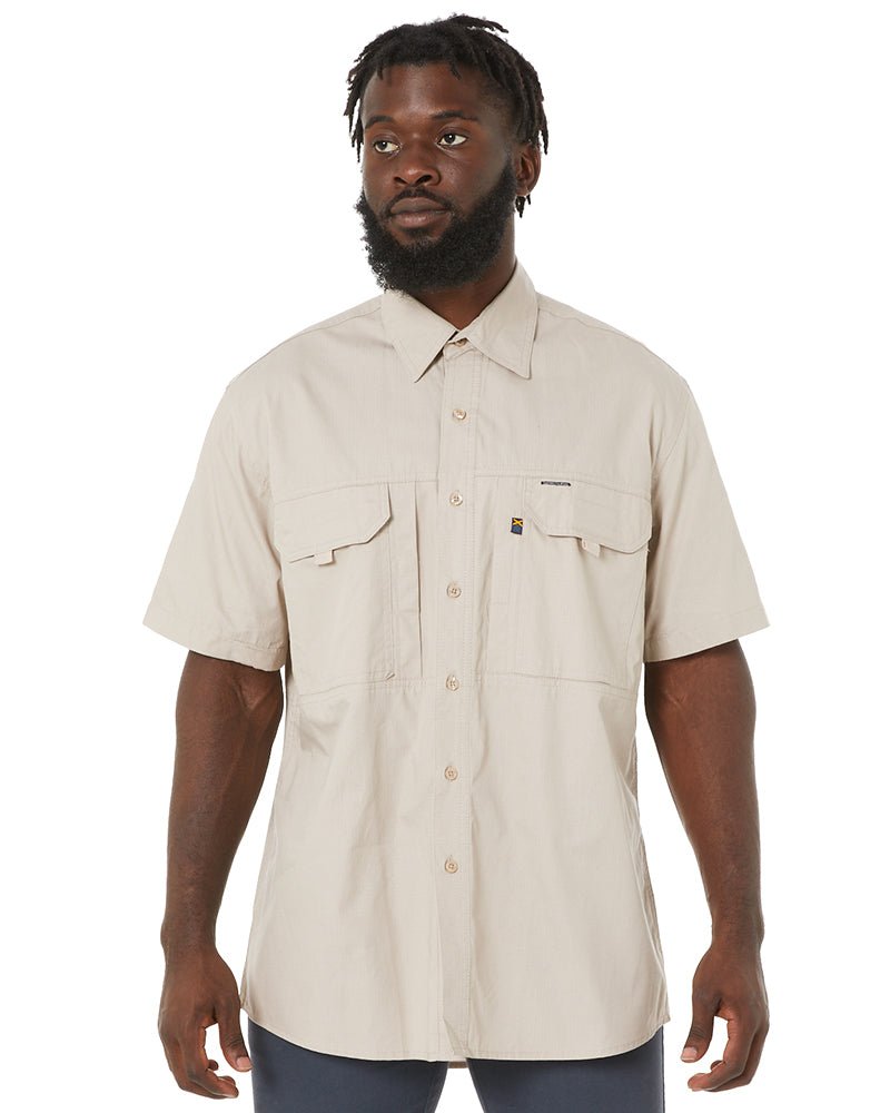 RMX Flexible Fit Utility SS Shirt - Clay - AJP Industrial Supplies - ritemate - rmx002s - clay - s