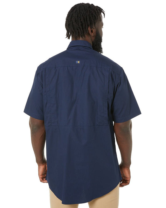 RMX Flexible Fit Utility SS Shirt - French Navy - AJP Industrial Supplies - ritemate - rmx002s - fn - s