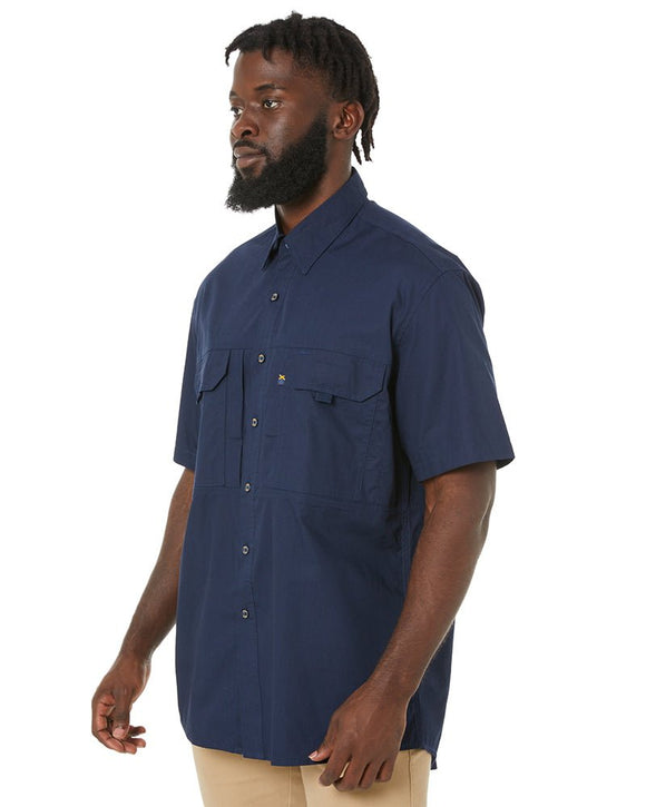 RMX Flexible Fit Utility SS Shirt - French Navy - AJP Industrial Supplies - ritemate - rmx002s - fn - s