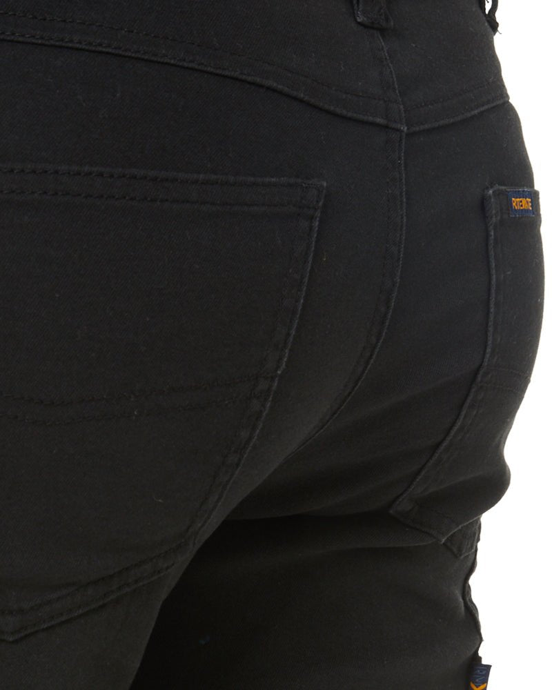 RMX Flexible Fit Utility Trousers - Black - AJP Industrial Supplies - ritemate - rmx001 - blk - 77