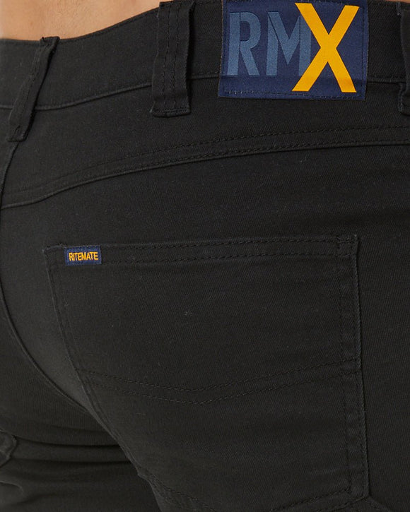 RMX Flexible Fit Utility Trousers - Black - AJP Industrial Supplies - ritemate - rmx001 - blk - 77