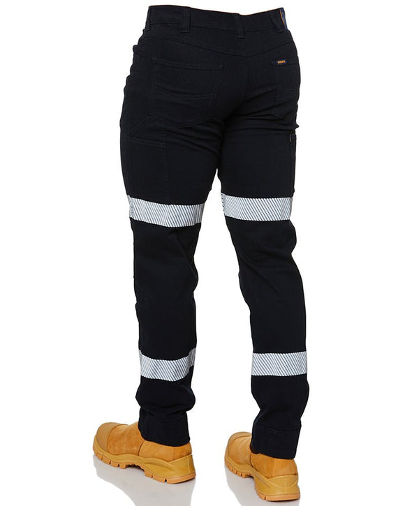 RMX Flexible Fit Utility Trousers with Tape - Navy - AJP Industrial Supplies - ritemate - rmx001r - 77