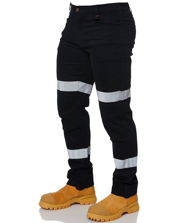 RMX Flexible Fit Utility Trousers with Tape - Navy - AJP Industrial Supplies - ritemate - rmx001r - 77