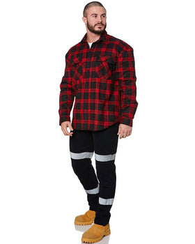 RMX Flexible Fit Utility Trousers with Tape - Navy - AJP Industrial Supplies - ritemate - rmx001r - 77