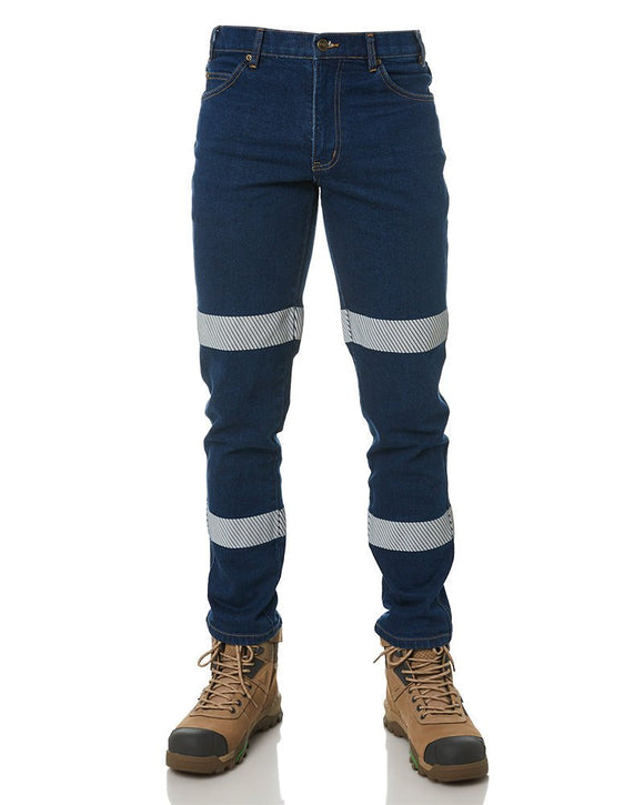 RMX Flexible Stretch Jeans with Tape - Denim - AJP Industrial Supplies - ritemate - rmx007r - 77