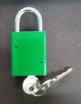 Safety Padlock with Green - AJP Industrial Supplies - LO8001G