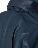 Stretch PU Rain Coat - Navy - AJP Industrial Supplies - bisley - bj6835 - bpct - xs