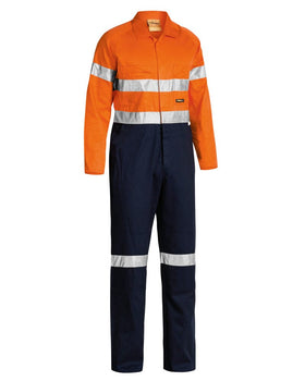 Taped Hi Vis Lightweight Coverall * - Orange/Navy - AJP Industrial Supplies - bisley - bc6719tw - tt02 - 74l